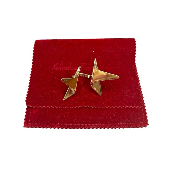 Ferragamo Half Star Gold Ring - Picture 8 of 8